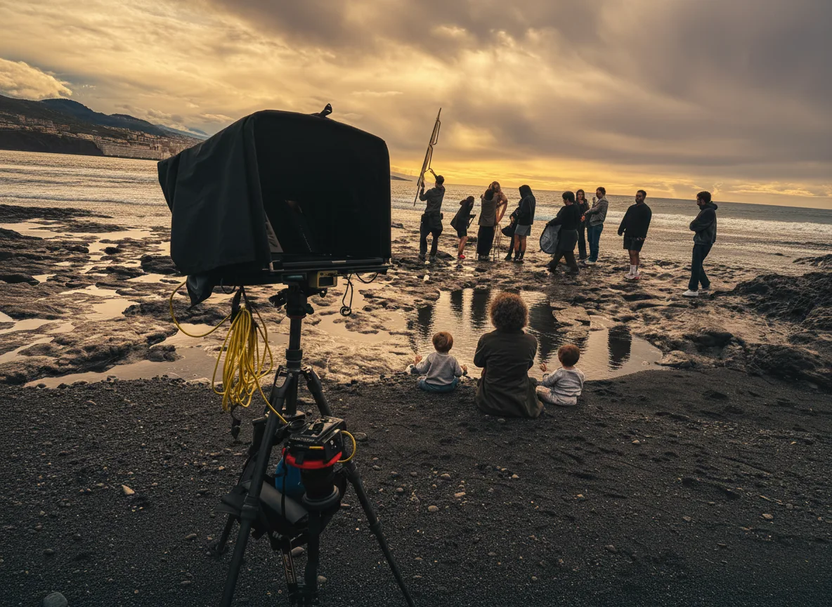 Professional photography production on location