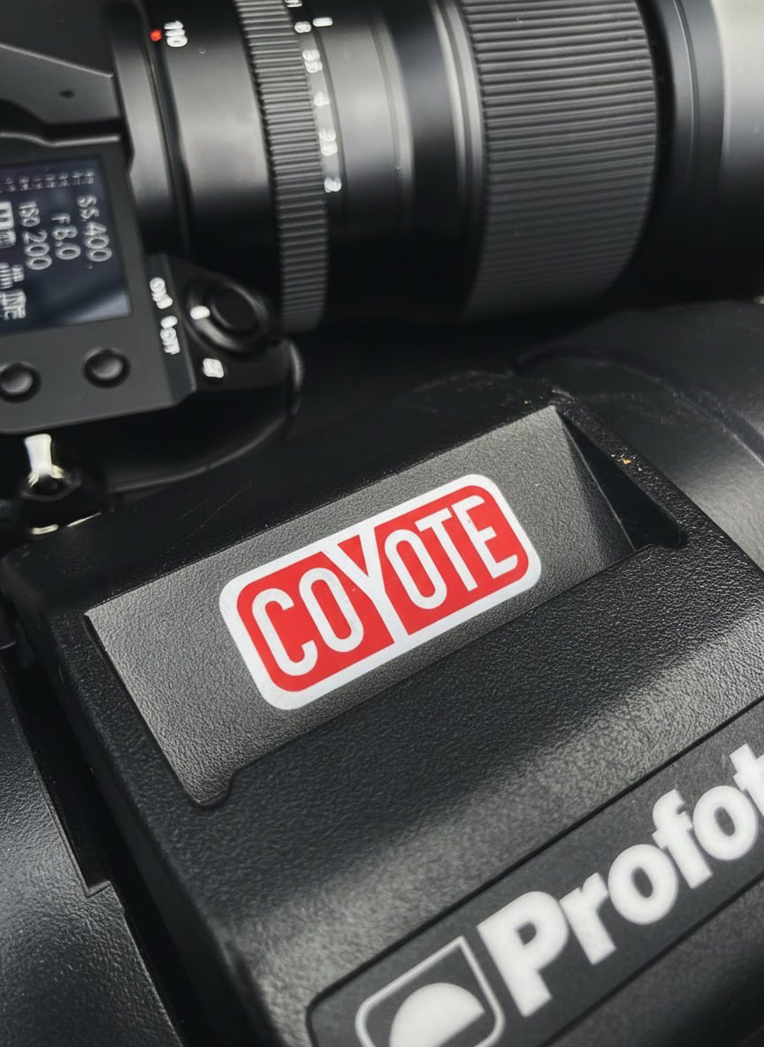 Coyote professional flash in production