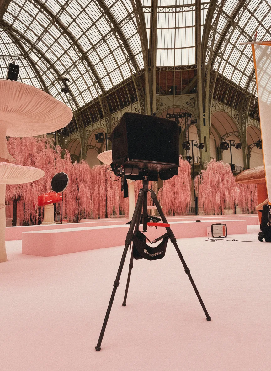 Coyote digital capture station at photo production — Grand Palais