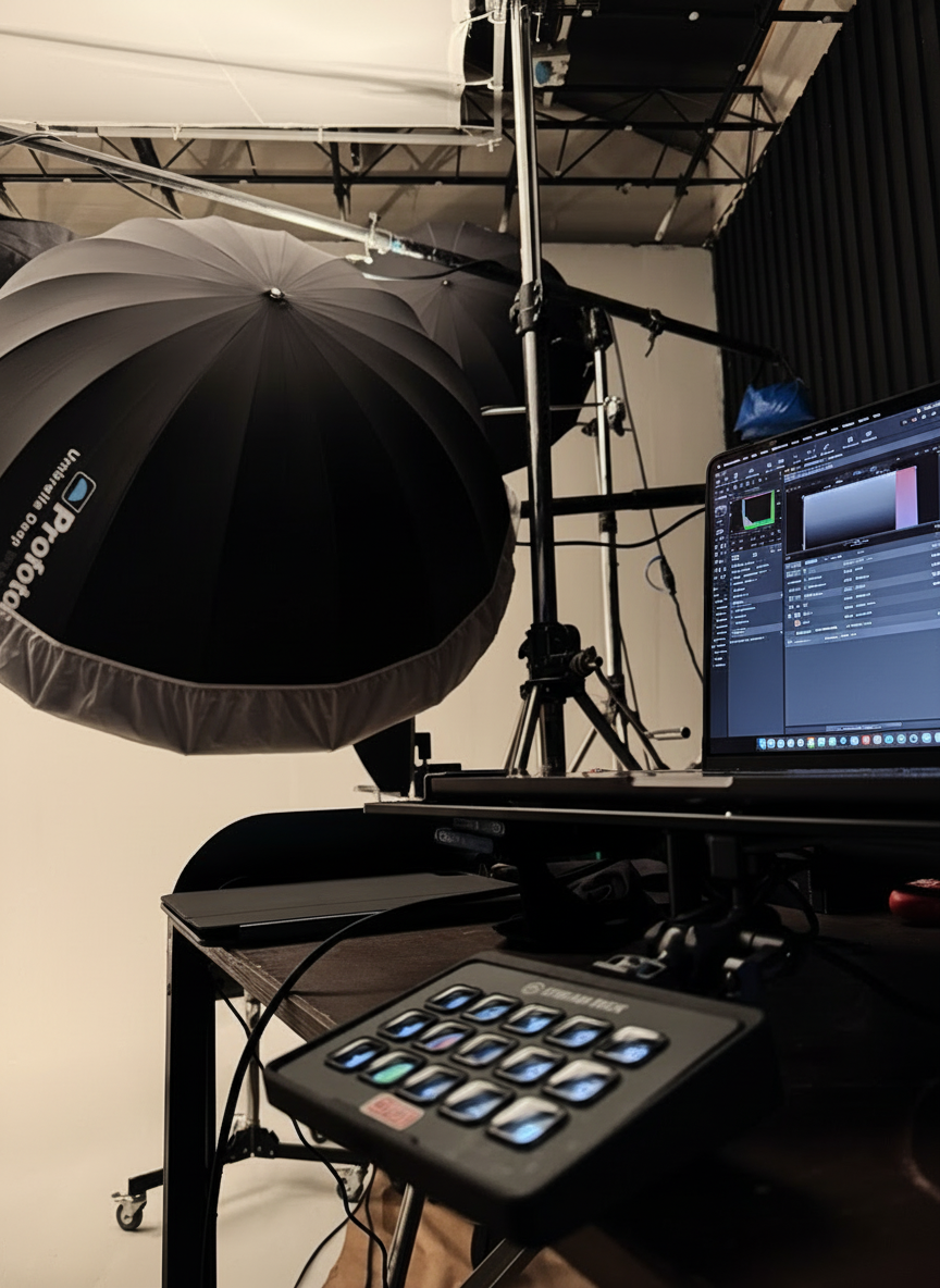 Studio capture with Profoto and Stream Deck
